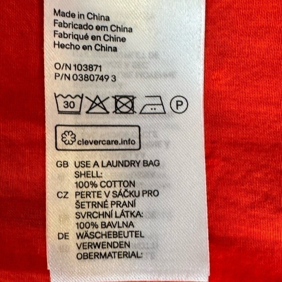 H&M US 6 Burnt Orange Off Shoulder Bohemian Sundress 100% Cotton Knee Length - Picture 12 of 14